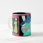 2 Couleurs Tasse créative de danse (Devant gauche)