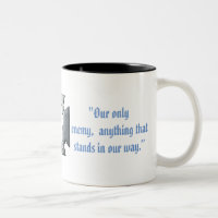 Tasse crépusculaire argentée de loge