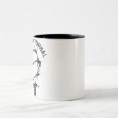 2 Couleurs Tasse criminelle pensée (Centre)