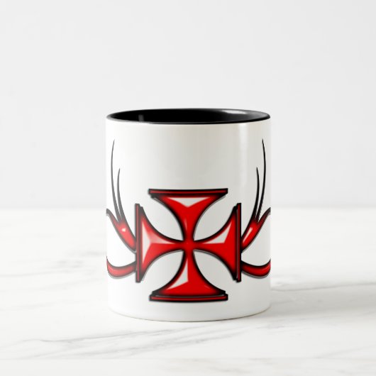 2 Couleurs Tasse croisée de Templar (Centre)