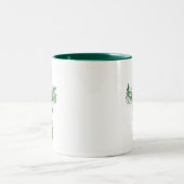 2 Couleurs Tasse croisée - fleurs d'hiver (Centre)