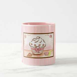 2 Couleurs Tasse Cupcake