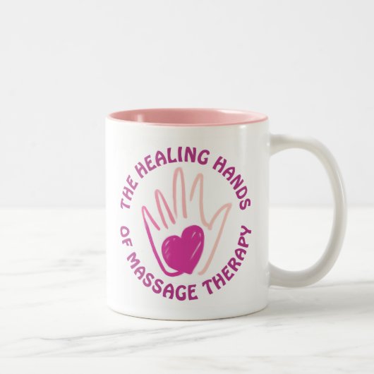 2 Couleurs Tasse curative de la TA de mains (Droit)