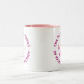 2 Couleurs Tasse curative de la TA de mains (Centre)