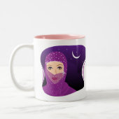 2 COULEURS TASSE CUSTOMISÉE D'EID MUBARAK POUR L'ÉPOUSE, (Gauche)