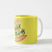2 Couleurs Tasse "Cute Wedding Lettering" pour les couples (Devant droit)