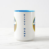 2 COULEURS TASSE CV-63 USS KITTY HAWK (Centre)