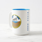 2 COULEURS TASSE CV-63 USS KITTY HAWK (Devant gauche)