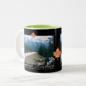 2 Couleurs Tasse cyan rouge d'anaglyphe des Rocheuses Canada (Devant gauche)