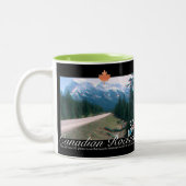 2 Couleurs Tasse cyan rouge d'anaglyphe des Rocheuses Canada (Gauche)