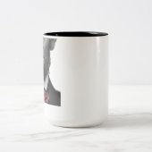 2 Couleurs Tasse d'Abe Lincoln de vampire (Centre)