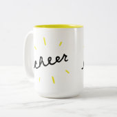 2 Couleurs Tasse d'ACCLAMATION (Devant gauche)