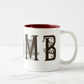 2 Couleurs Tasse d'acronymes d'ENSMB