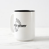 2 Couleurs Tasse d'activité de Bigfoot (Devant gauche)