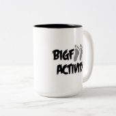 2 Couleurs Tasse d'activité de Bigfoot (Devant droit)