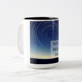2 Couleurs Tasse d'affirmation d'argent (Devant gauche)