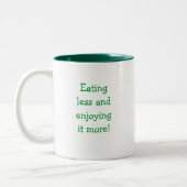 2 Couleurs Tasse d'affirmations de perte de poids (Gauche)