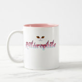2 Couleurs tasse d'Ailurophile-Kitty (Gauche)