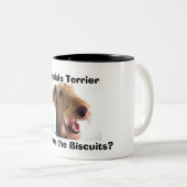 2 Couleurs Tasse d'Airedale Terrier (Devant droit)