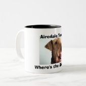 2 Couleurs Tasse d'Airedale Terrier (Devant gauche)