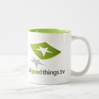 2 Couleurs Tasse d'AllGoodThings.TV