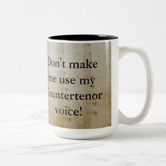 2 Couleurs Tasse d'alto (Droit)