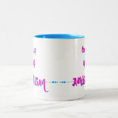 2 Couleurs Tasse d'ambition - rose (Centre)