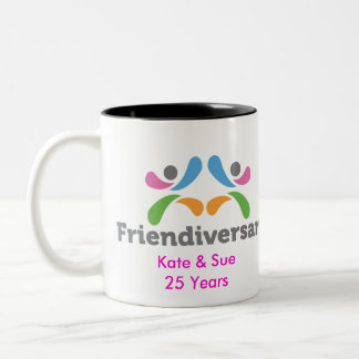 2 Couleurs Tasse d'amitié