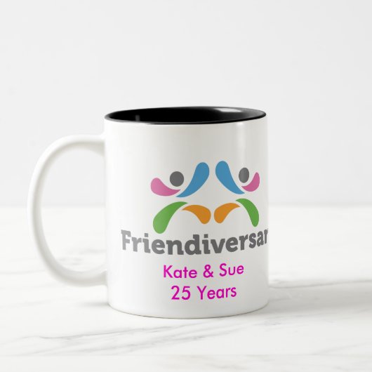 2 Couleurs Tasse d'amitié (Gauche)