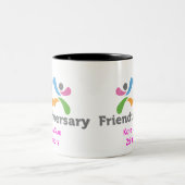 2 Couleurs Tasse d'amitié (Centre)