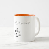 2 Couleurs Tasse d'amitié (Devant droit)