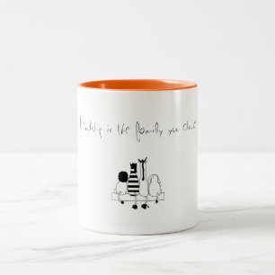 2 Couleurs Tasse d'amitié