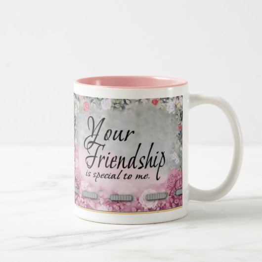 2 Couleurs Tasse d'amitié (Droit)