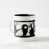 2 Couleurs Tasse d'AMOUR (Devant gauche)