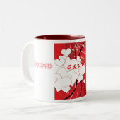 2 Couleurs Tasse d'amour - customisée (Devant gauche)