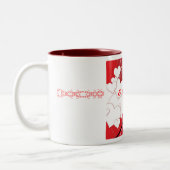 2 Couleurs Tasse d'amour - customisée (Gauche)