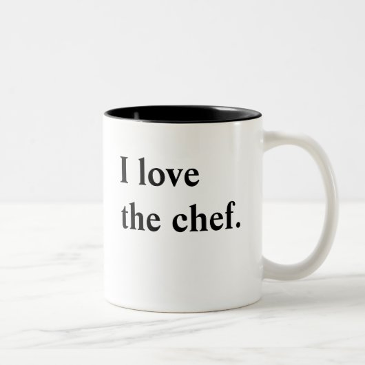 2 Couleurs Tasse d'amour de chef (Droit)