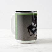 2 Couleurs Tasse d'amour de chiot (Devant gauche)