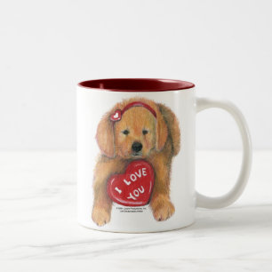 2 Couleurs Tasse d'amour de chiot