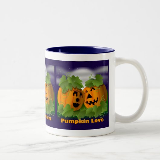 2 COULEURS TASSE D'AMOUR DE CITROUILLE (Droit)