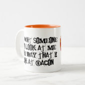 2 Couleurs Tasse d'amour de lard (Devant gauche)