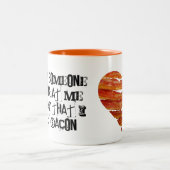 2 Couleurs Tasse d'amour de lard (Centre)