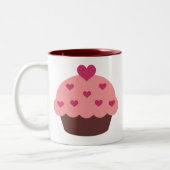 2 Couleurs Tasse d'amour de petit gâteau (Gauche)