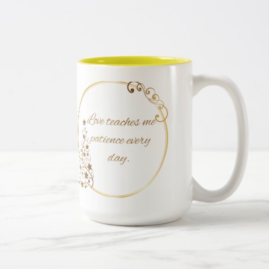2 Couleurs Tasse d'amour éternel (Droit)