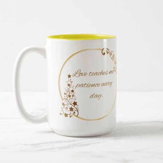 2 Couleurs Tasse d'amour éternel (Gauche)