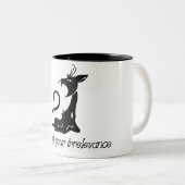 2 Couleurs Tasse d'amoureux des chats (Devant droit)