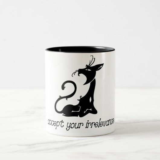 2 Couleurs Tasse d'amoureux des chats (Centre)