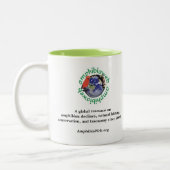 2 Couleurs Tasse d'AmphibiaWeb Centrolene (Gauche)