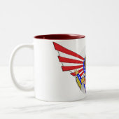 2 Couleurs Tasse d'ange d'amour d'Afro (Gauche)