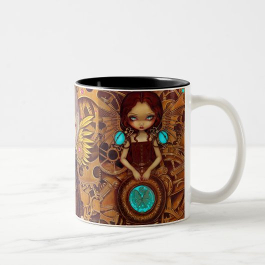 2 Couleurs Tasse "d'ange mécanique" (Droit)